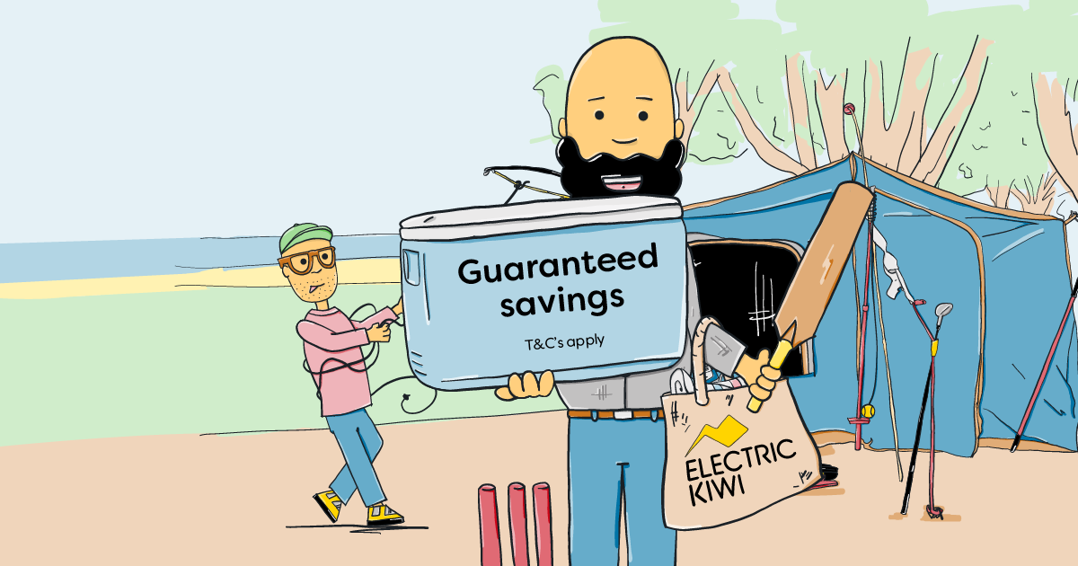 Electric Kiwi Guaranteed savings Independent Kiwi Power & Broadband